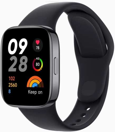 Смарт-часы Xiaomi Redmi Watch 3,  1.75",  черный/черный [bhr6851gl]